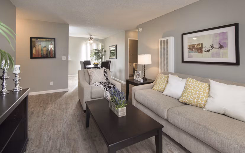 living room at Lawrence Road Apartments