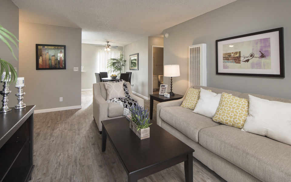 living room at Lawrence Road Apartments