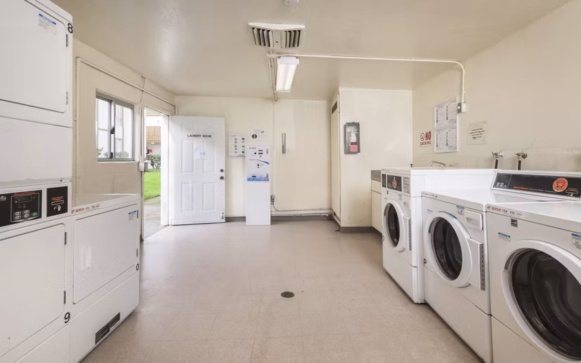 laundry facility at Lawrence Road Apartments