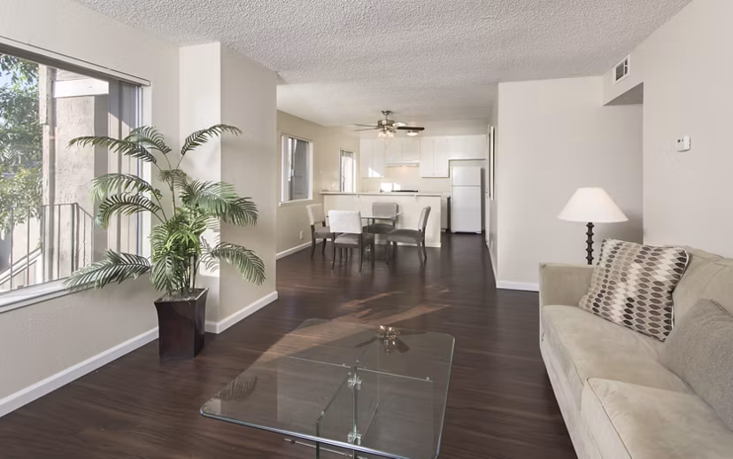living room at Livermore Gardens Apartments