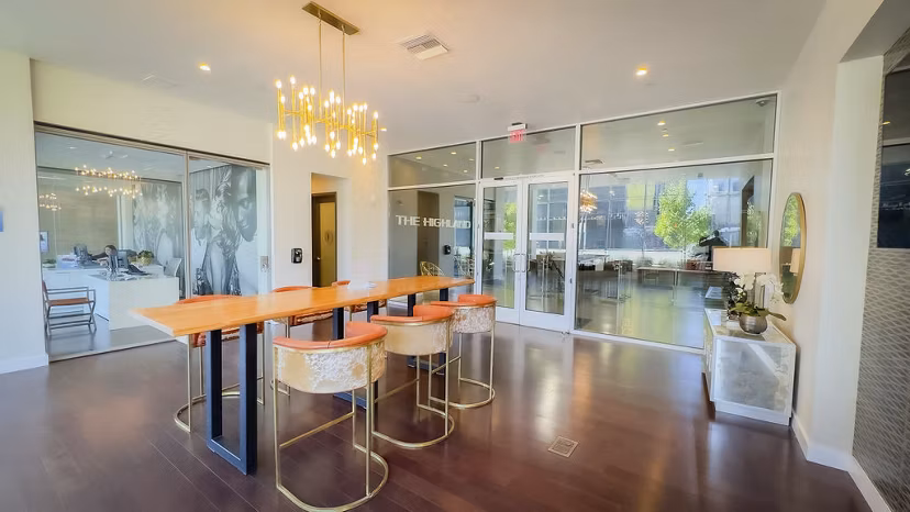 clubhouse at The Highland Apartments