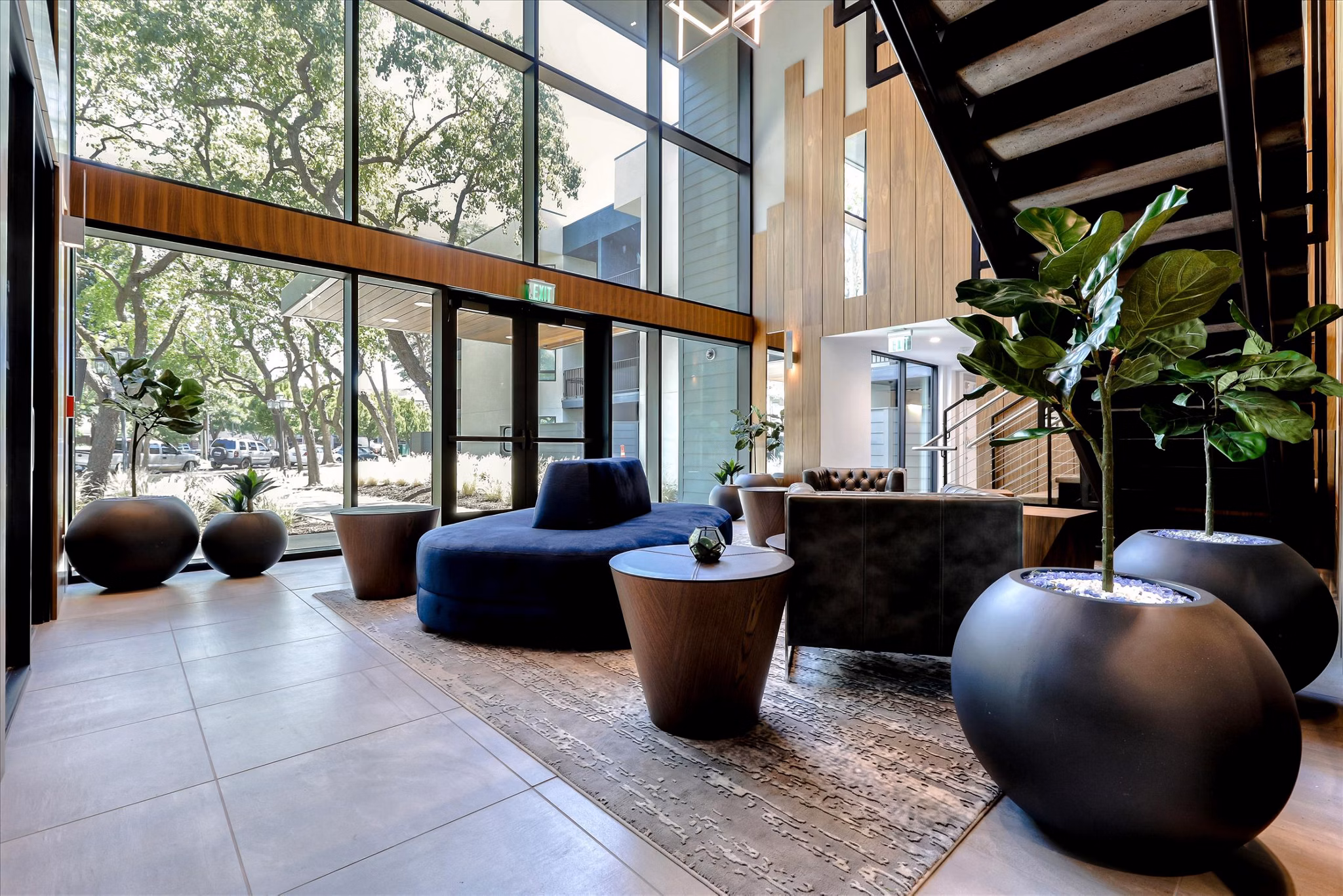 clubhouse at 100 Boyd Apartments