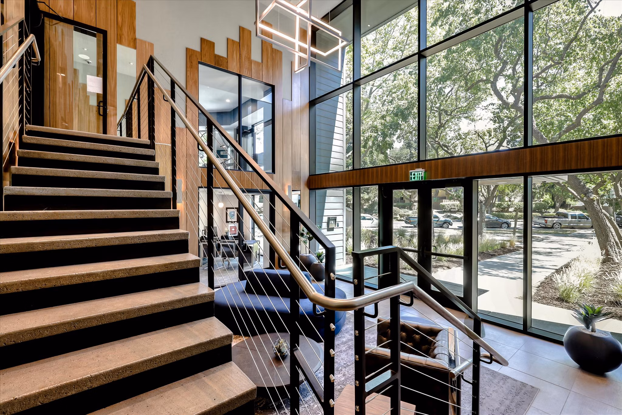 clubhouse at 100 Boyd Apartments