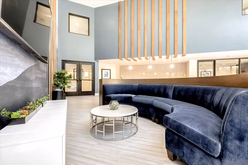 clubhouse at 100 Boyd Apartments