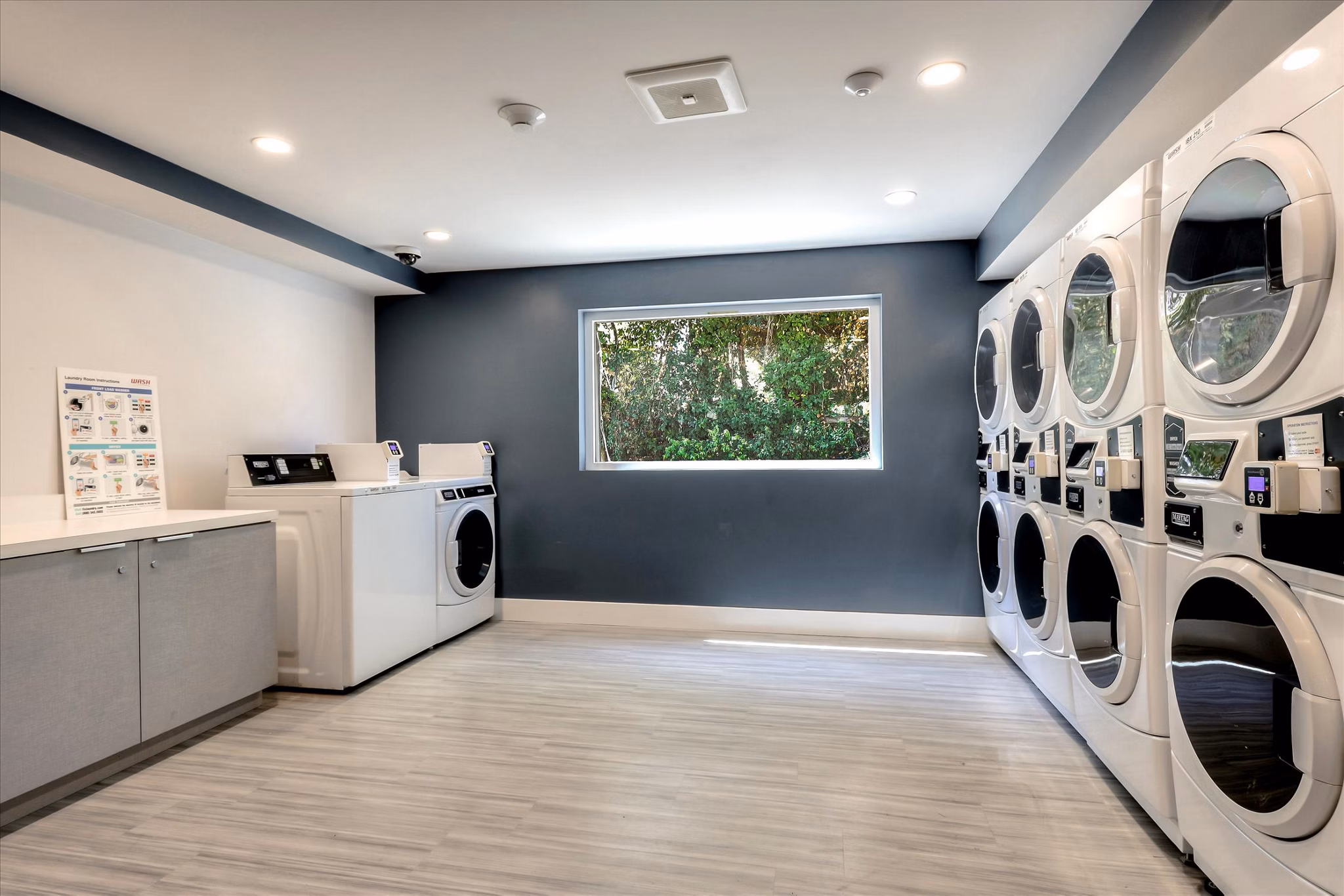 laundry facility at 100 Boyd Apartments