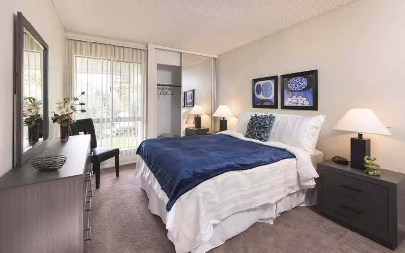 bedroom at Civic Plaza Apartments