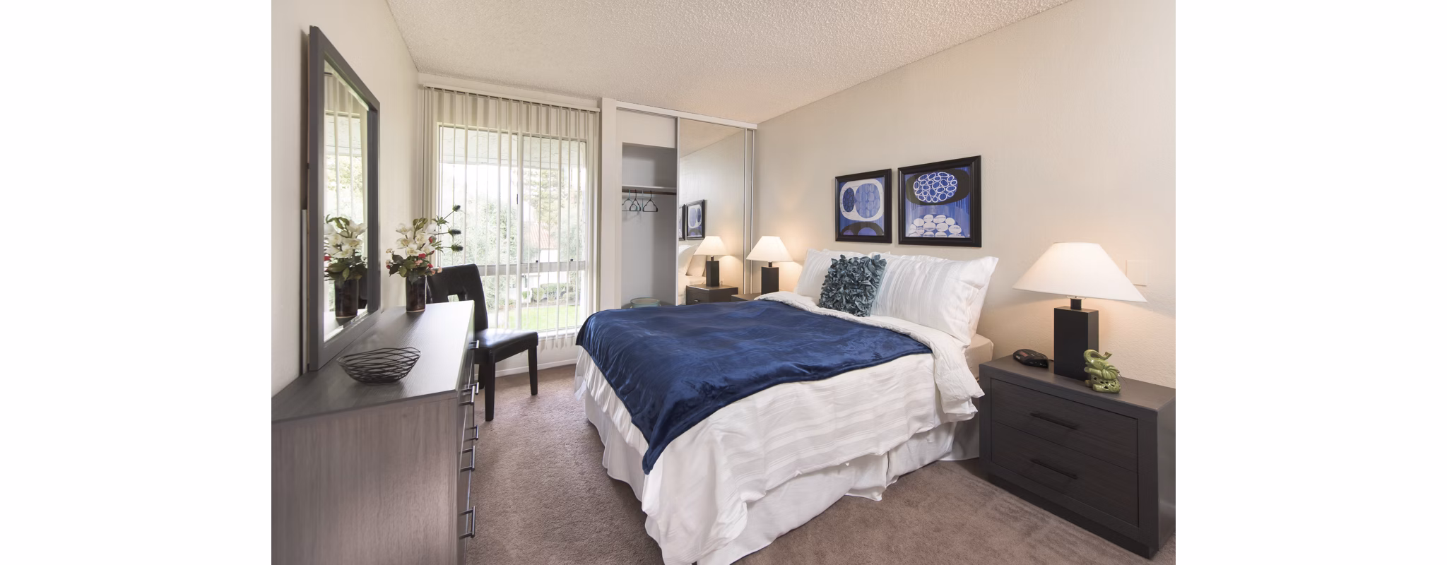 bedroom at Civic Plaza Apartments