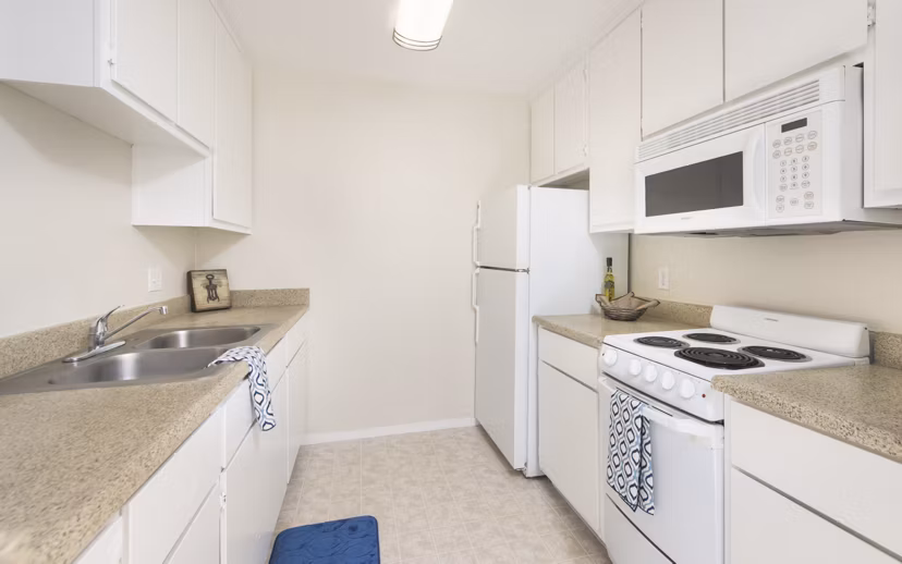 kitchen at Civic Plaza Apartments