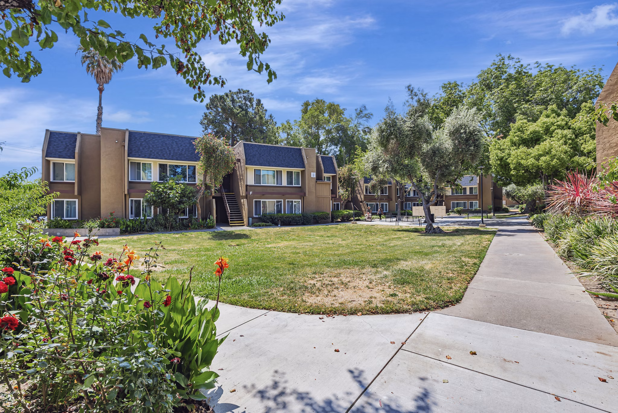 building/exterior at San Jose Gardens Apartments