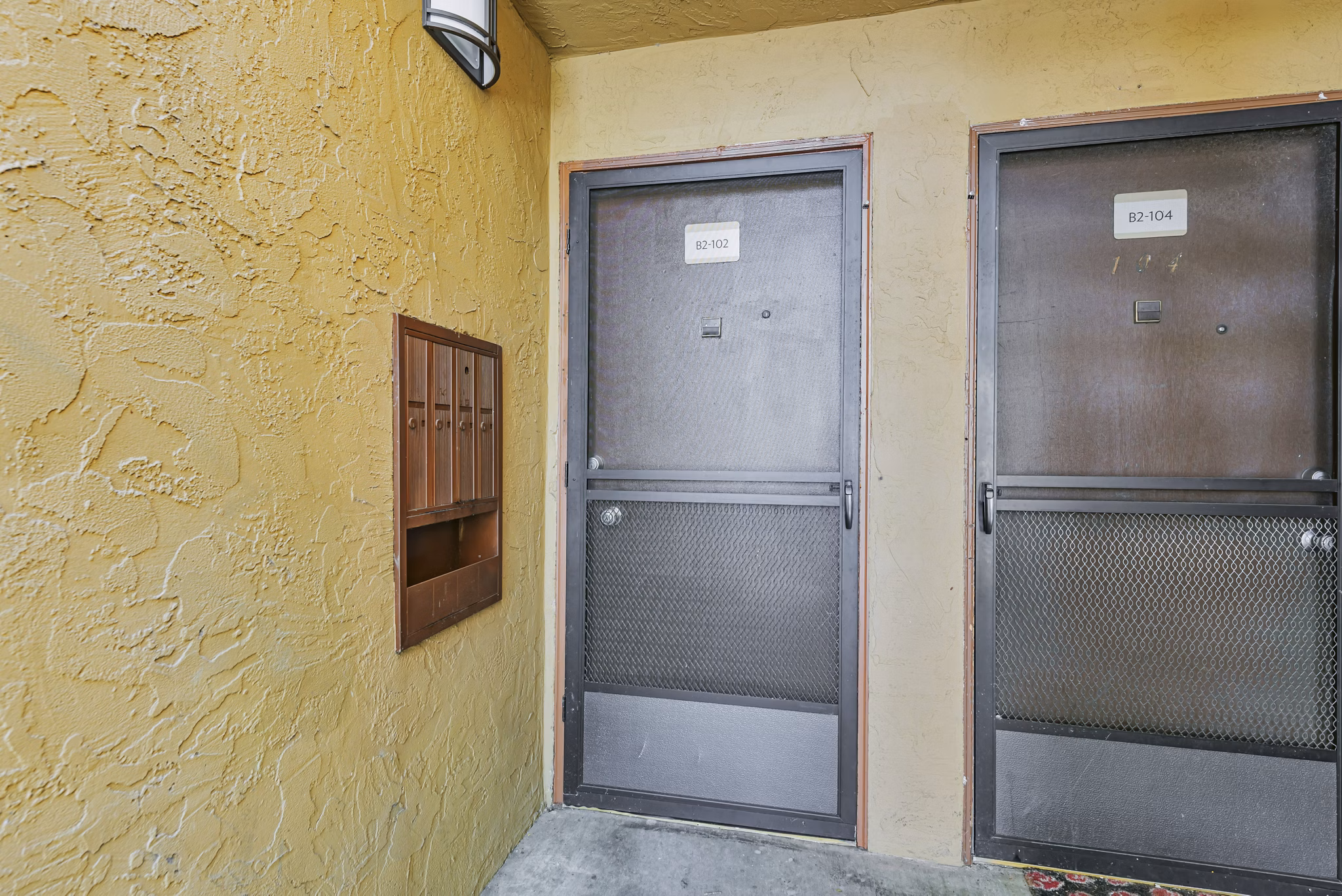 resident entry at San Jose Gardens Apartments