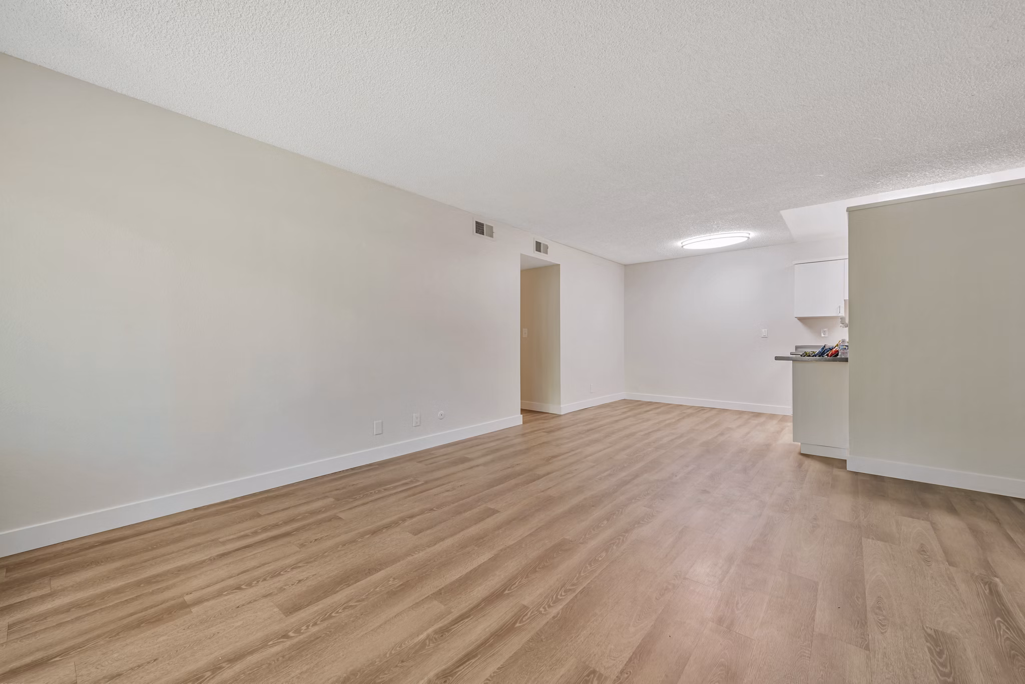 living room at San Jose Gardens Apartments