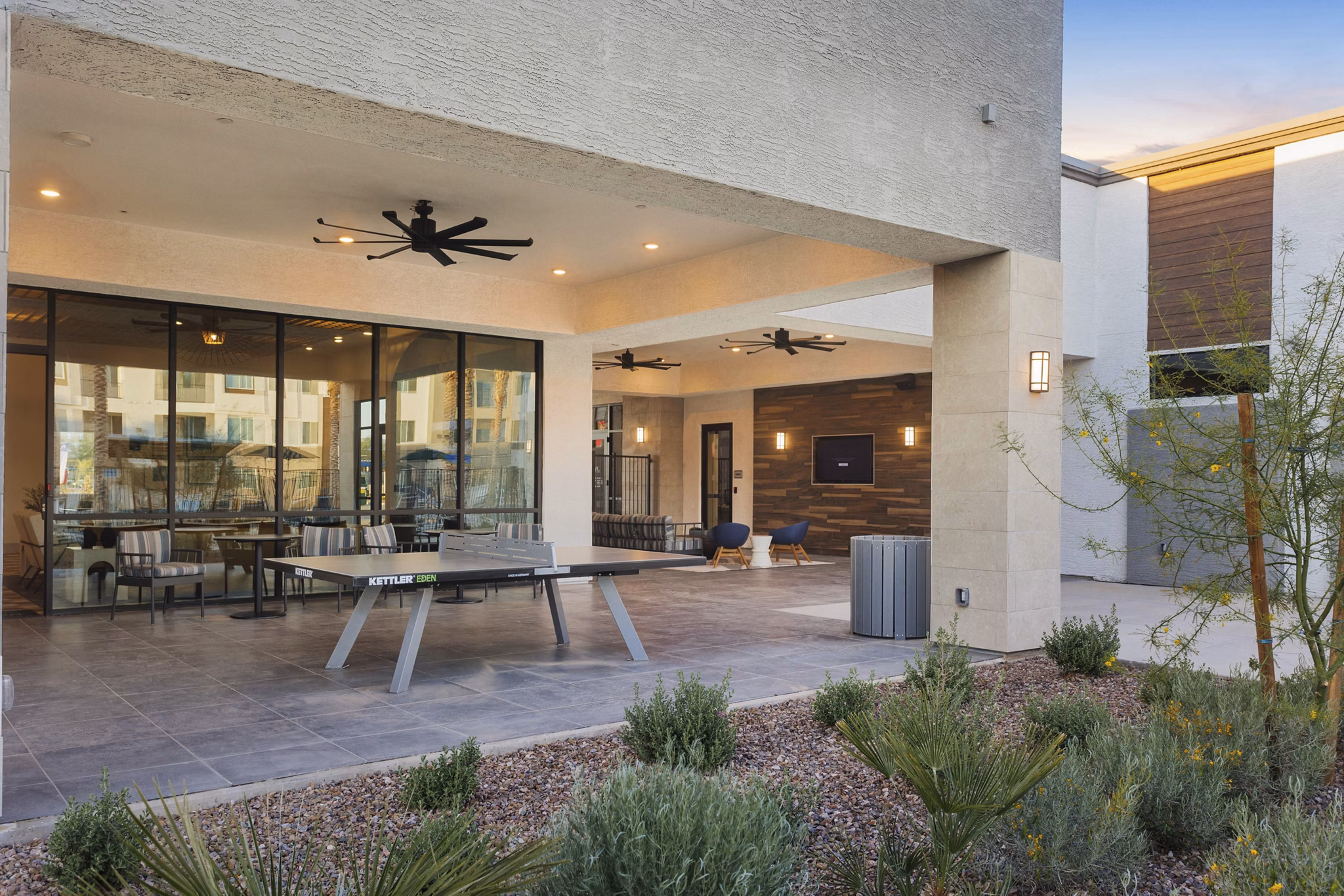 fire pit/patio at Ascend at Black Canyon Apartments