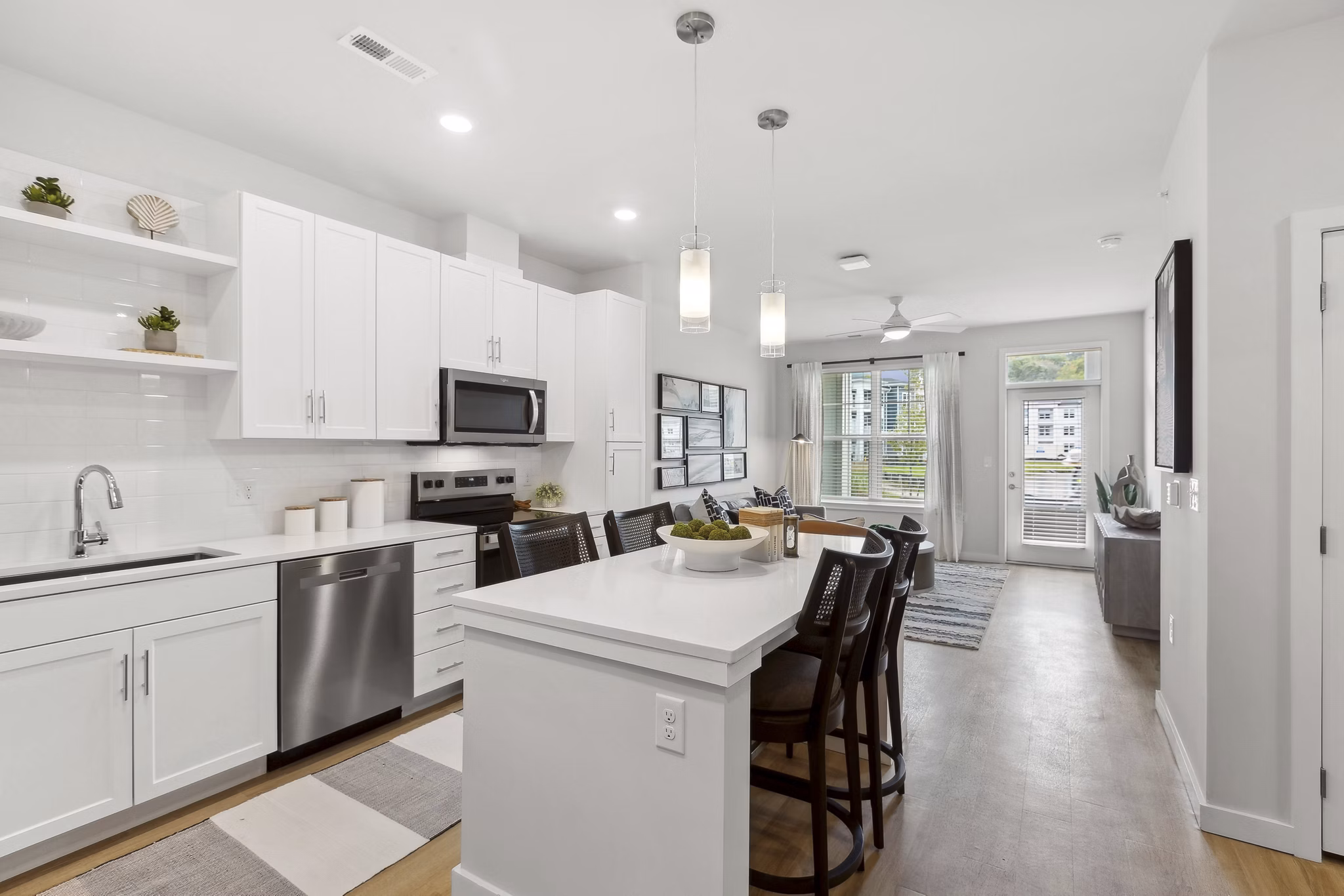 kitchen at Ascend by the Sea Apartments