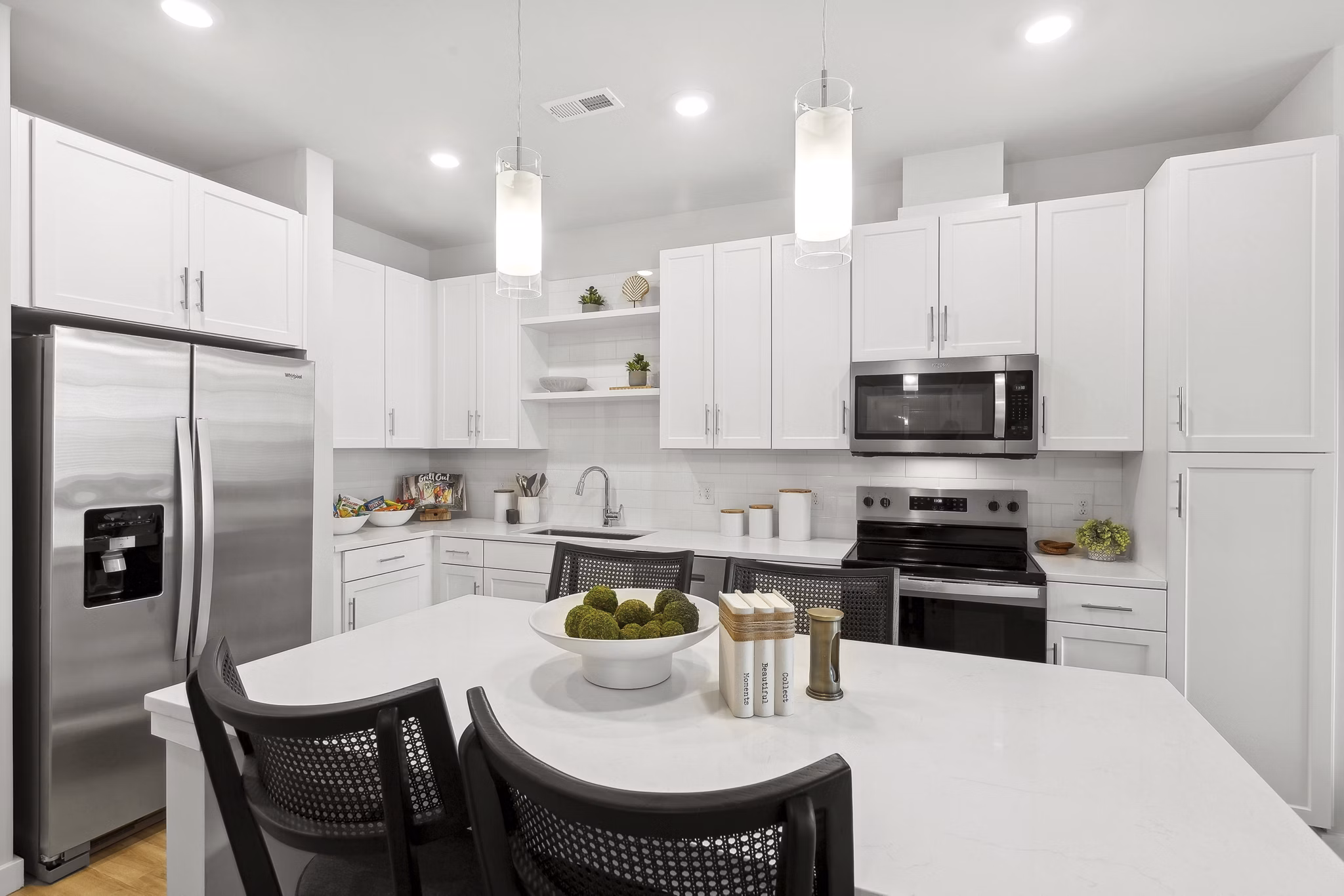 kitchen at Ascend by the Sea Apartments
