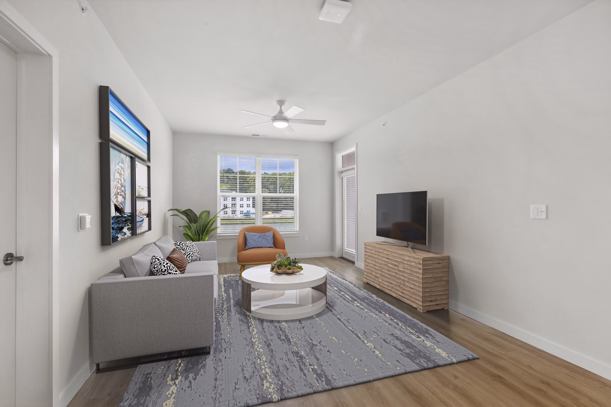living room at Ascend by the Sea Apartments