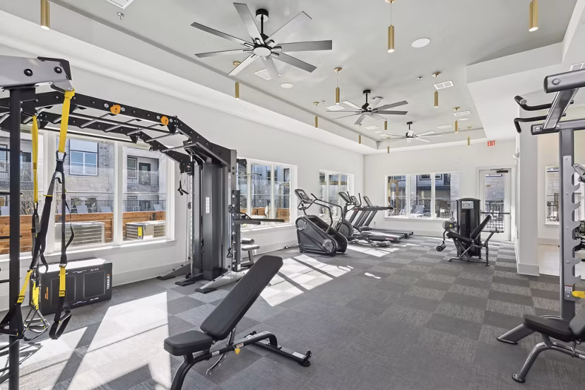 fitness center at Ascend at Celina Hills Apartments 