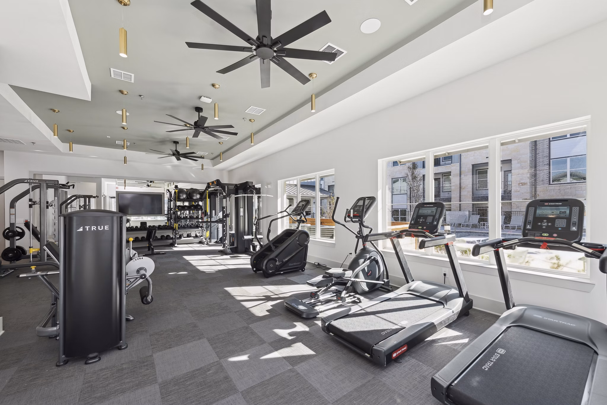 fitness center at Ascend at Celina Hills Apartments