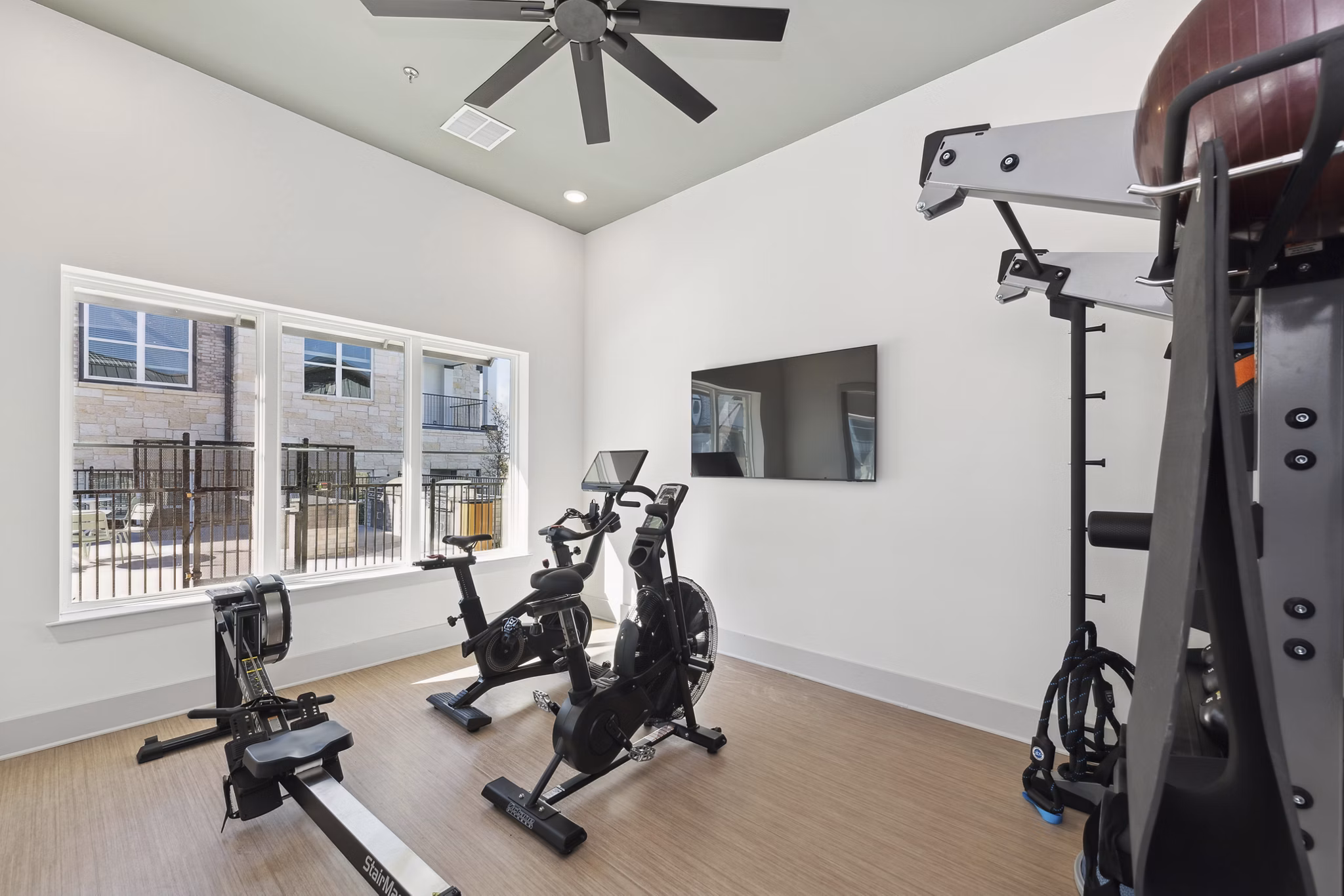 fitness center at Ascend at Celina Hills Apartments
