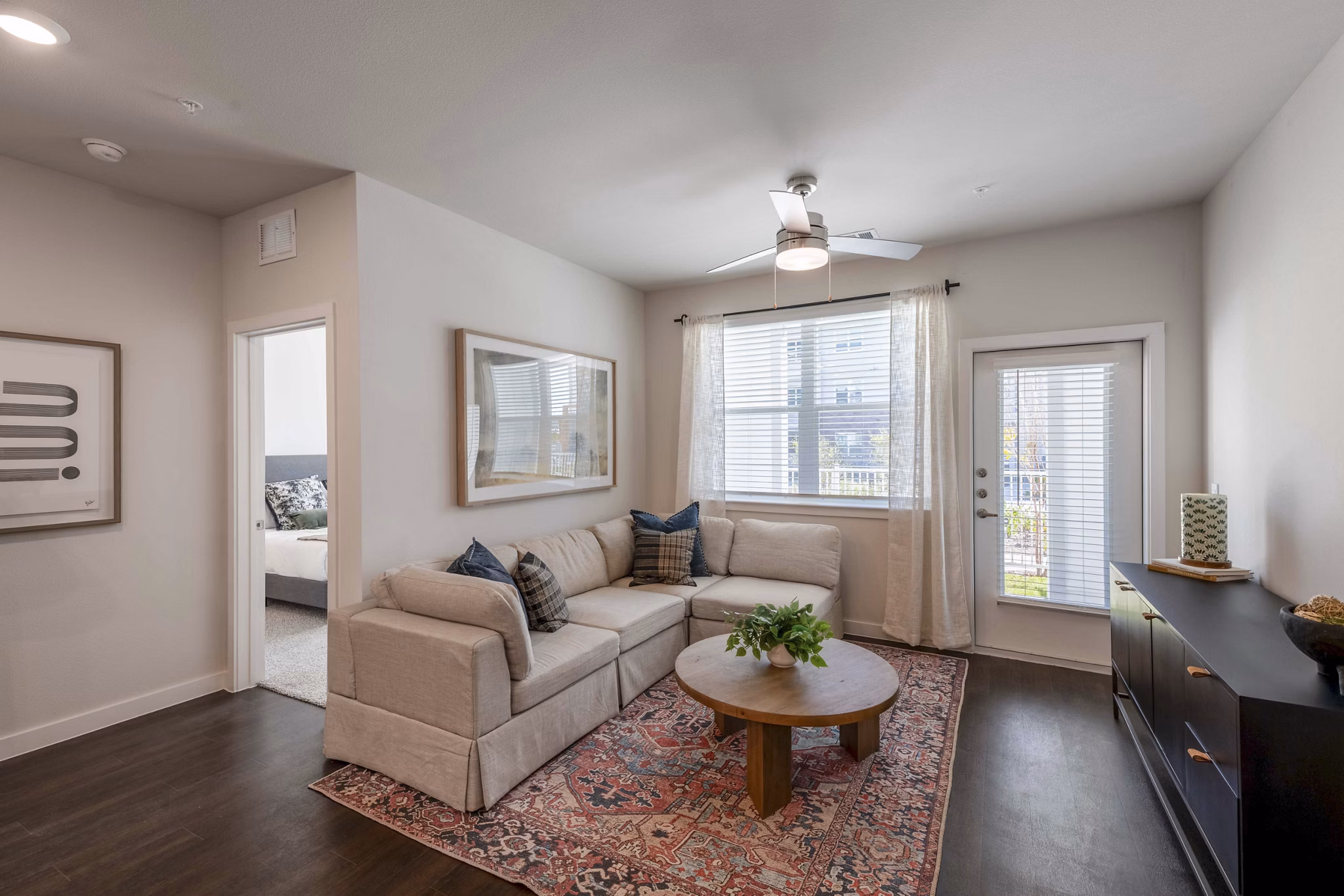 living room at Ascend at Elevon Apartments