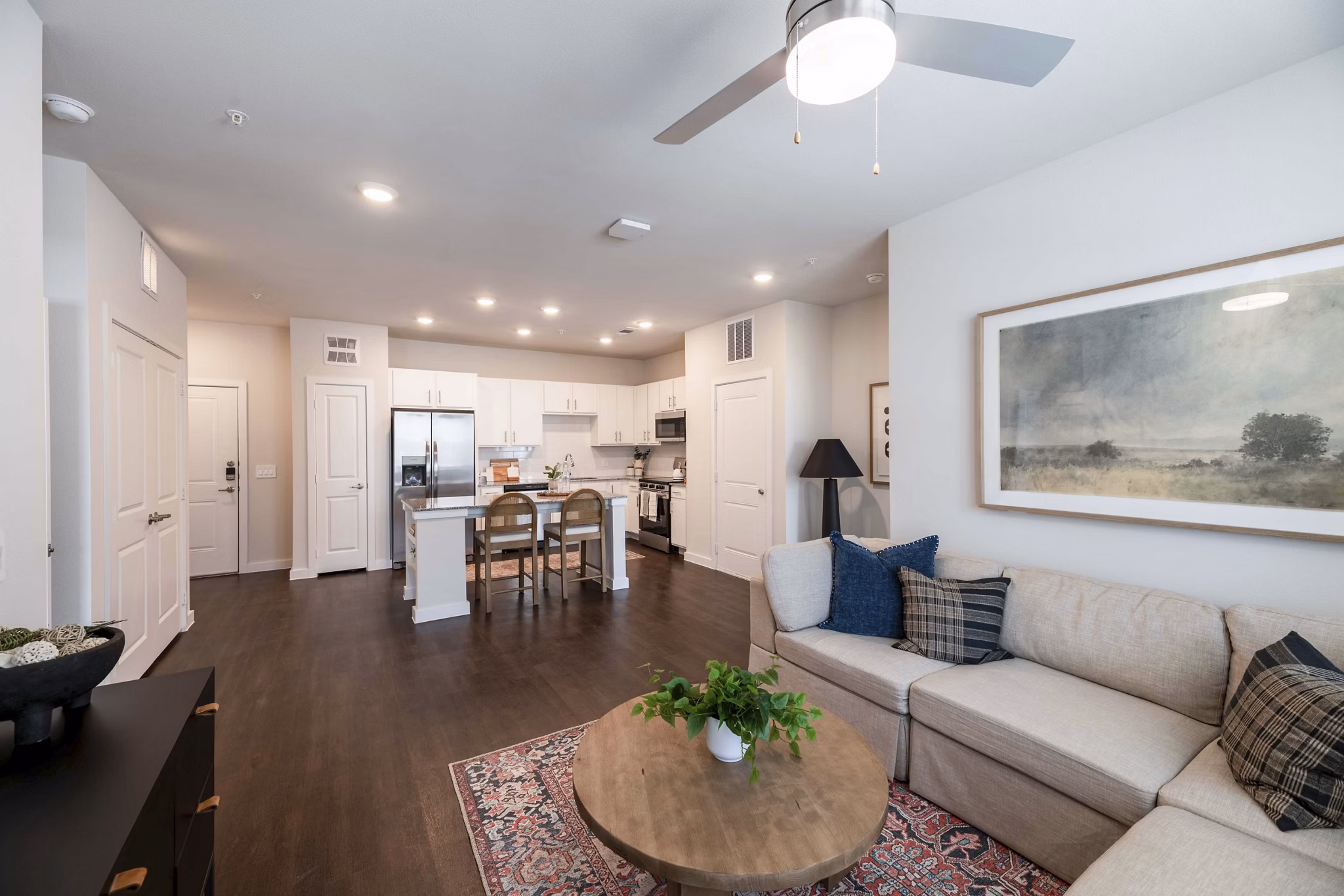living room at Ascend at Elevon Apartments