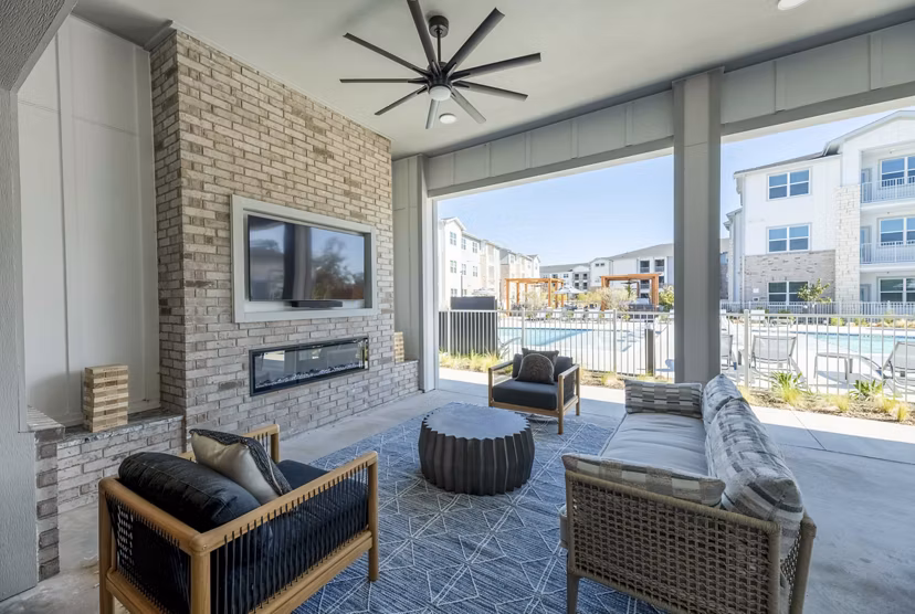 patio at Ascend at Elevon Apartments