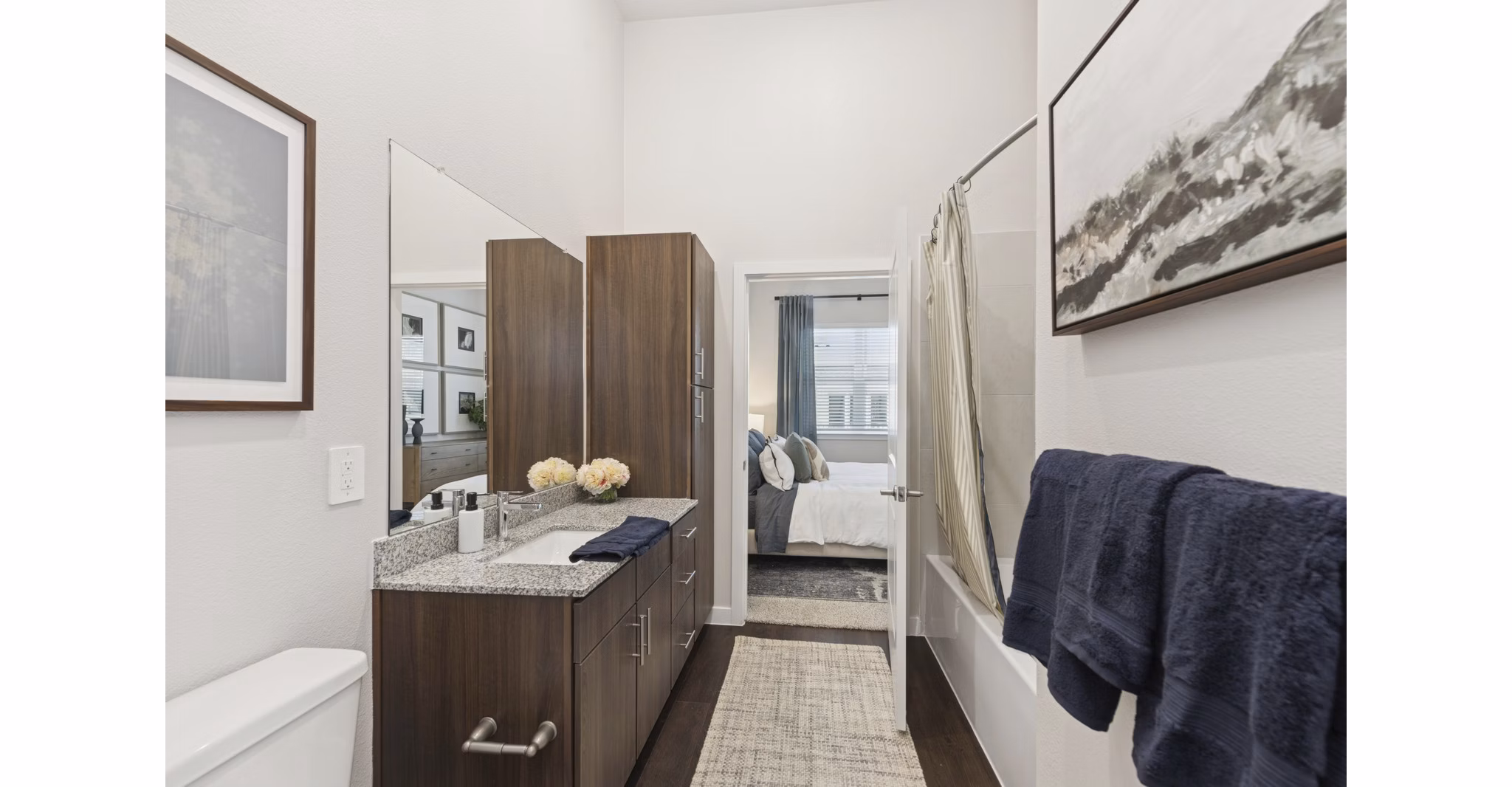 bathroom at Ascend at Forum Apartments