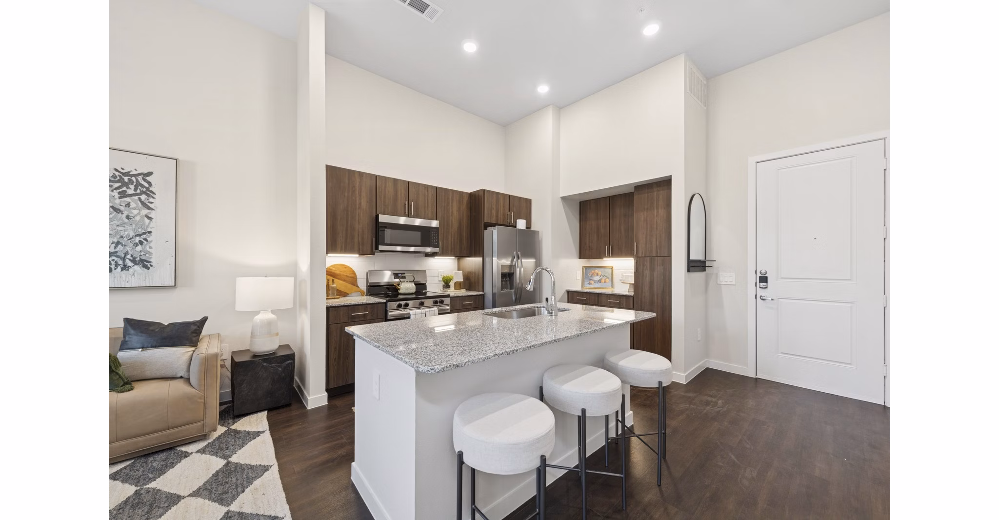 kitchen at Ascend at Forum Apartments
