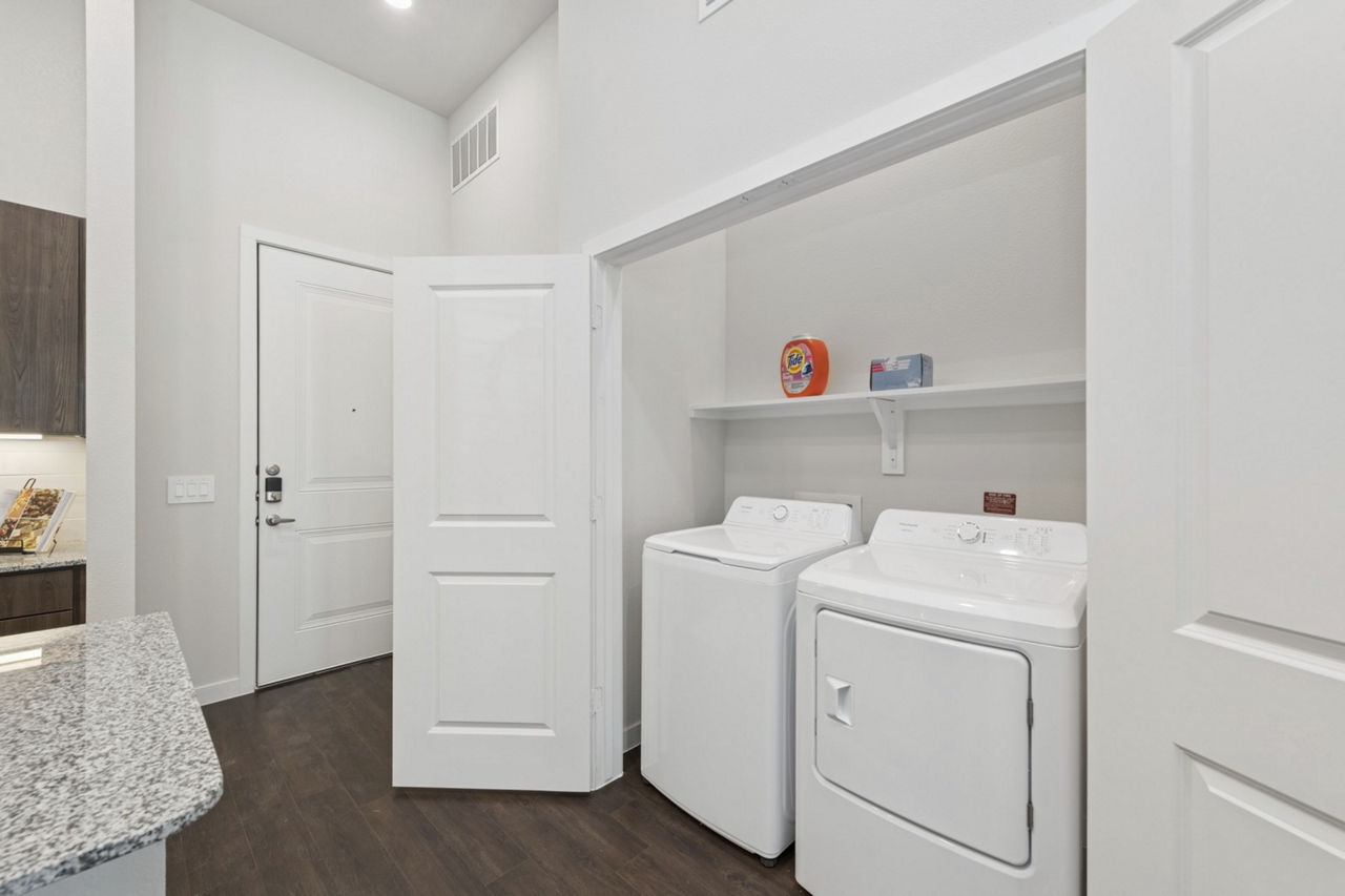 Laundry room at Ascend At Forum
