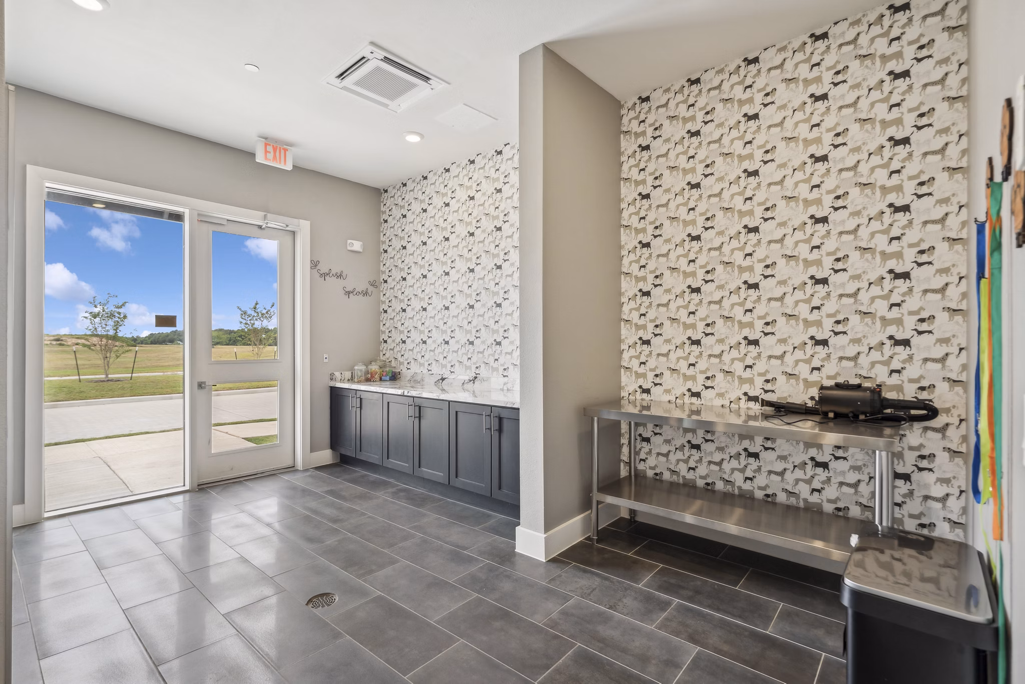 dog wash station at Ascend at Forum Apartments
