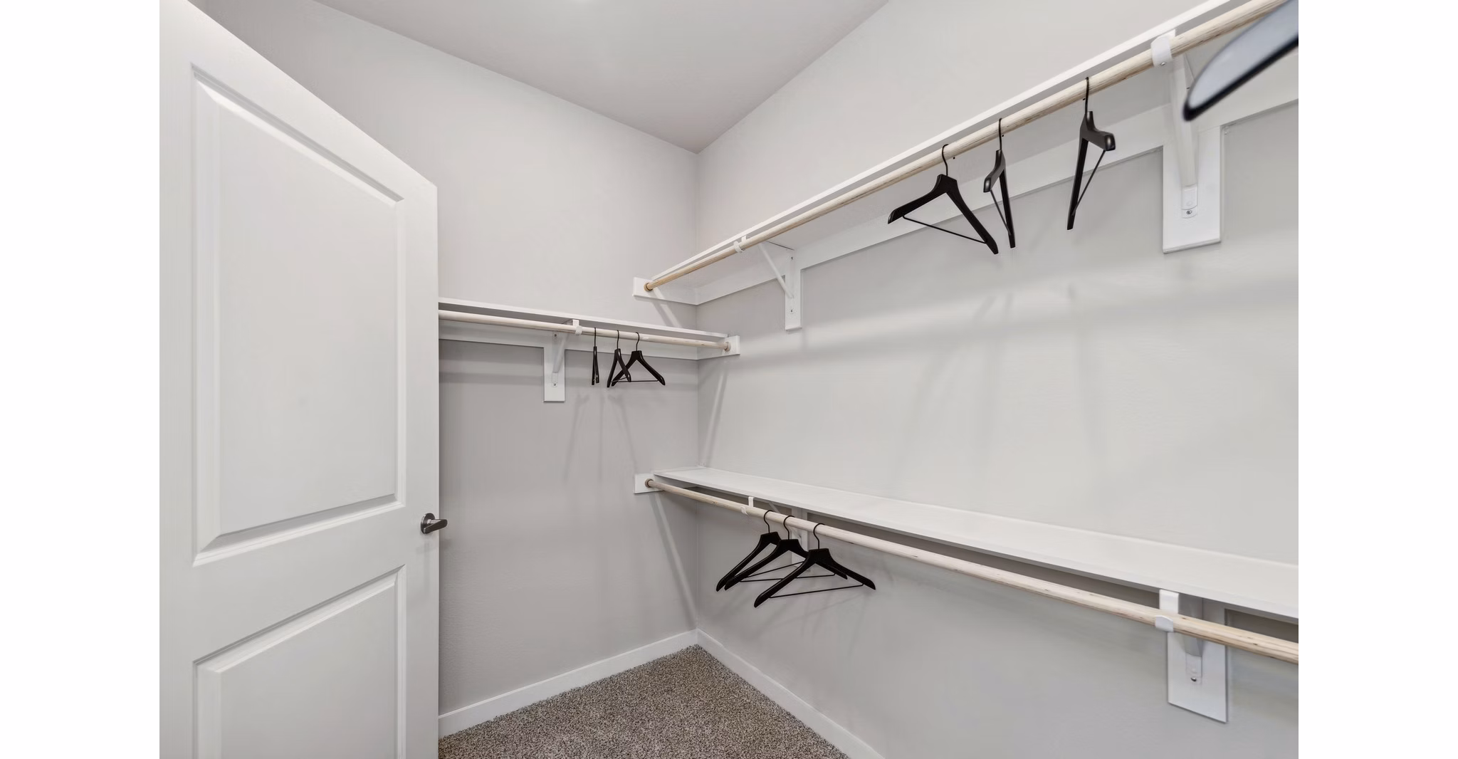 bedroom closet at Ascend at McKinney North Apartments