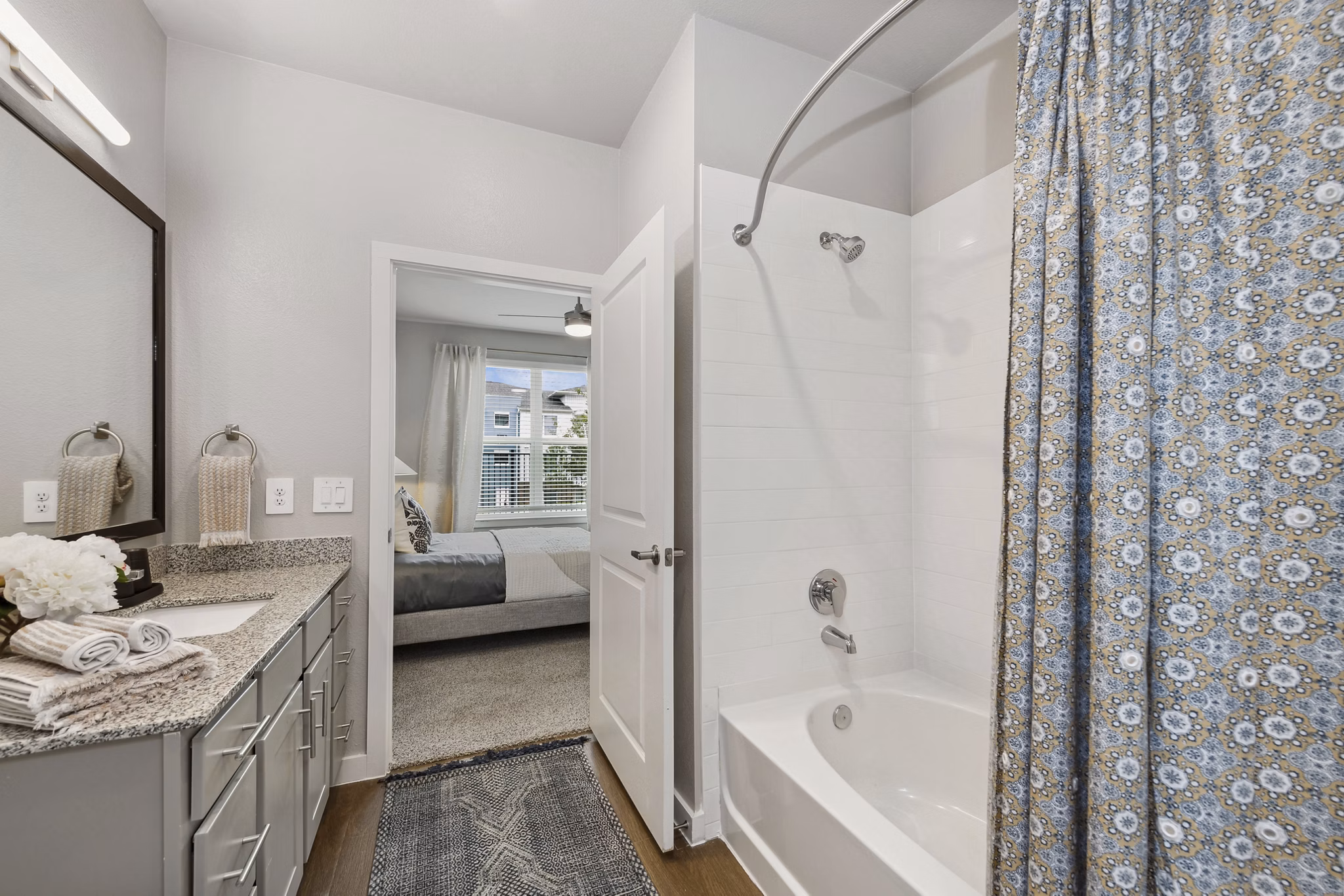 bathroom at Ascend at McKinney North Apartments