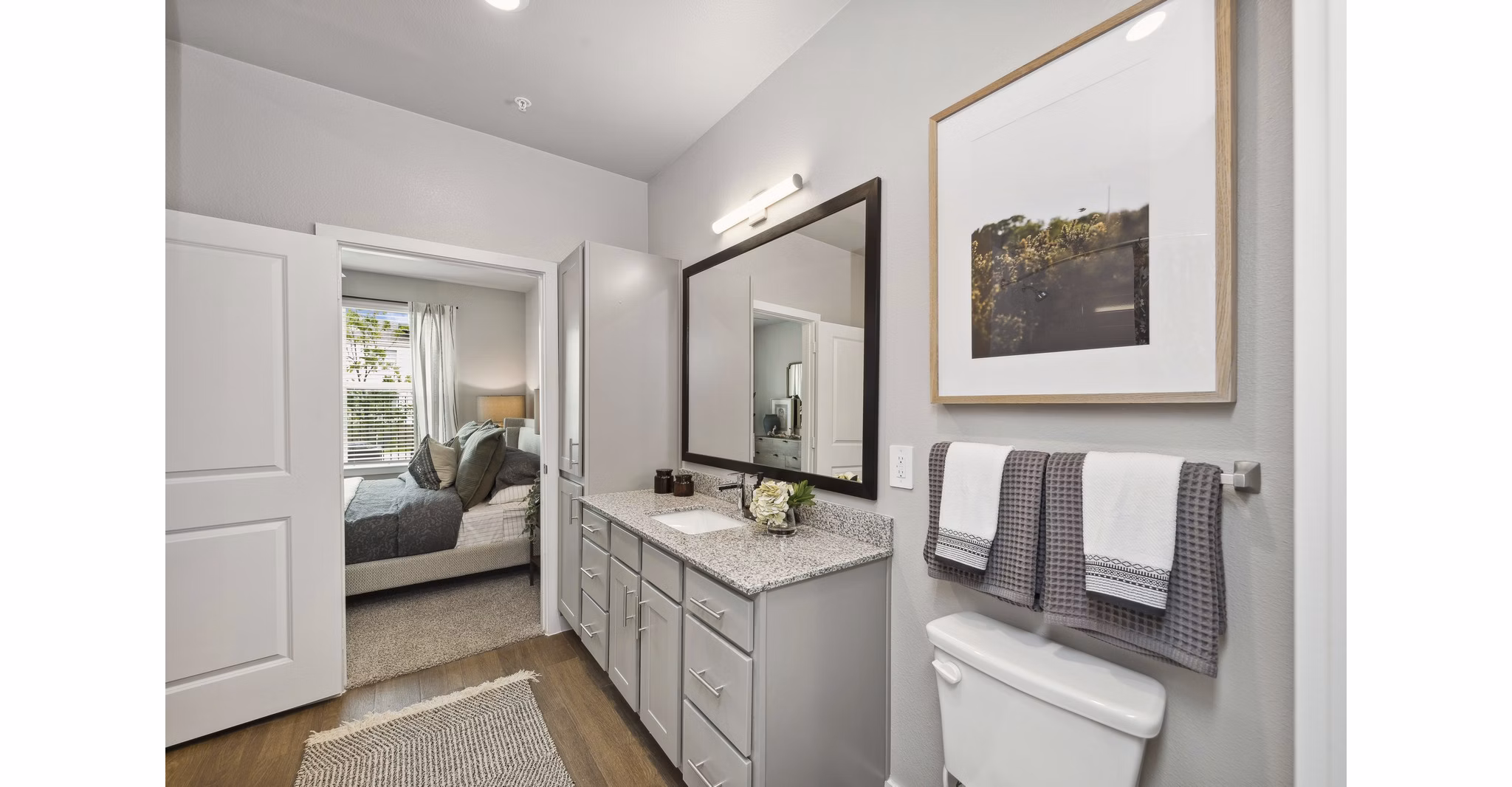 bathroom at Ascend at McKinney North Apartments