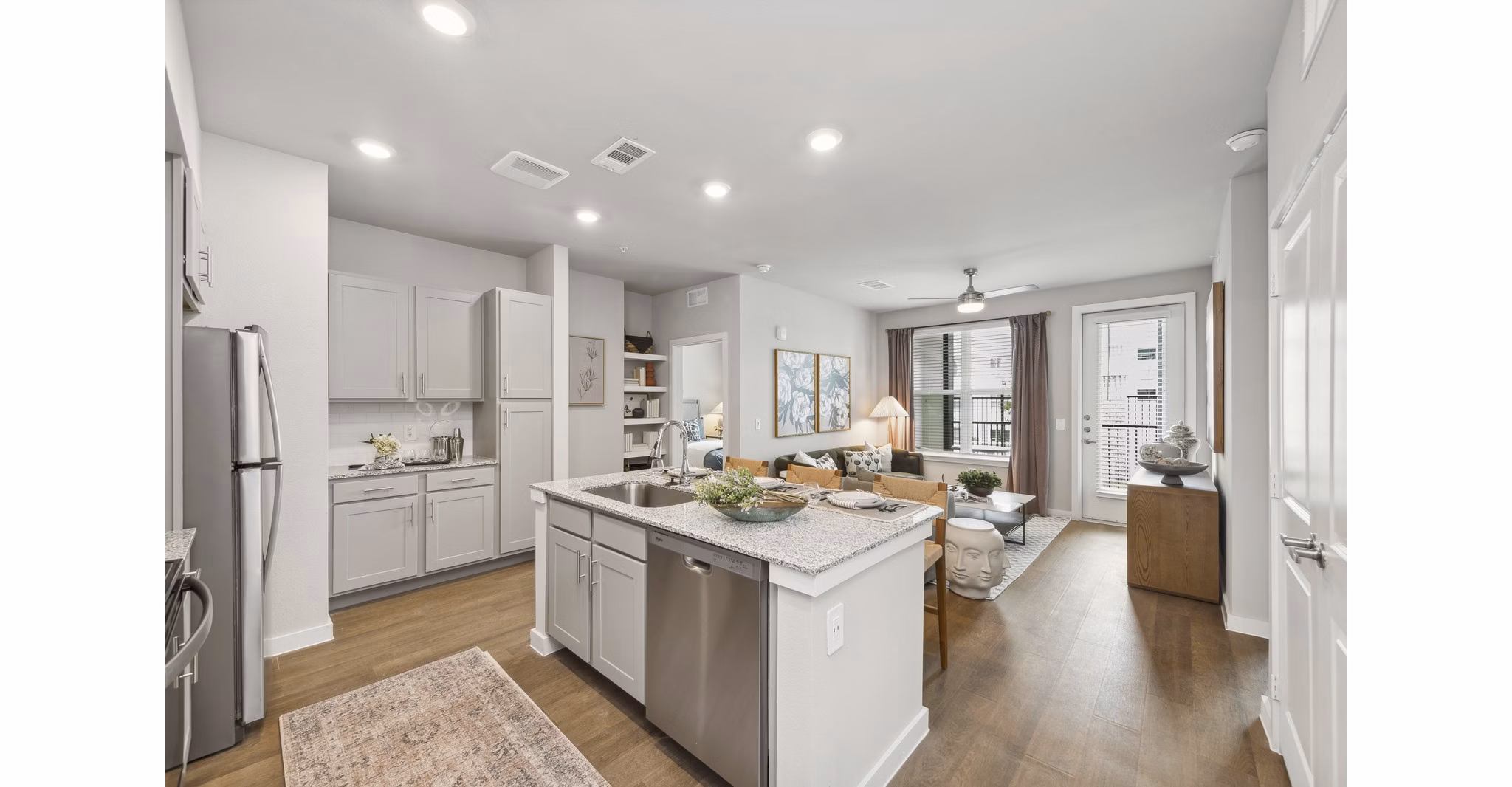 kitchen at Ascend at McKinney North Apartments