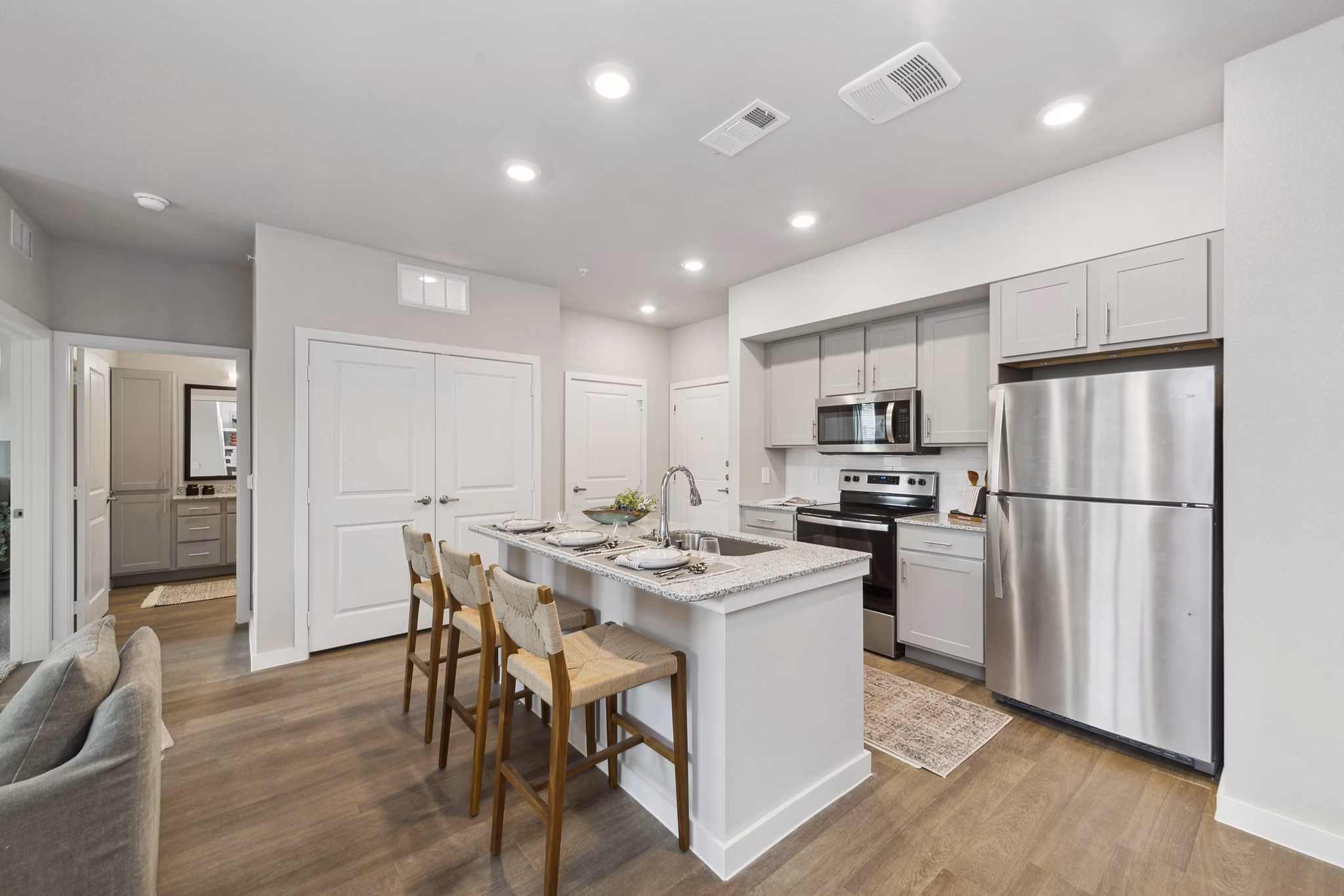 kitchen at Ascend at McKinney North Apartments