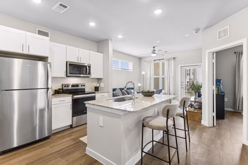 kitchen at Ascend at Pioneer Hill Apartments