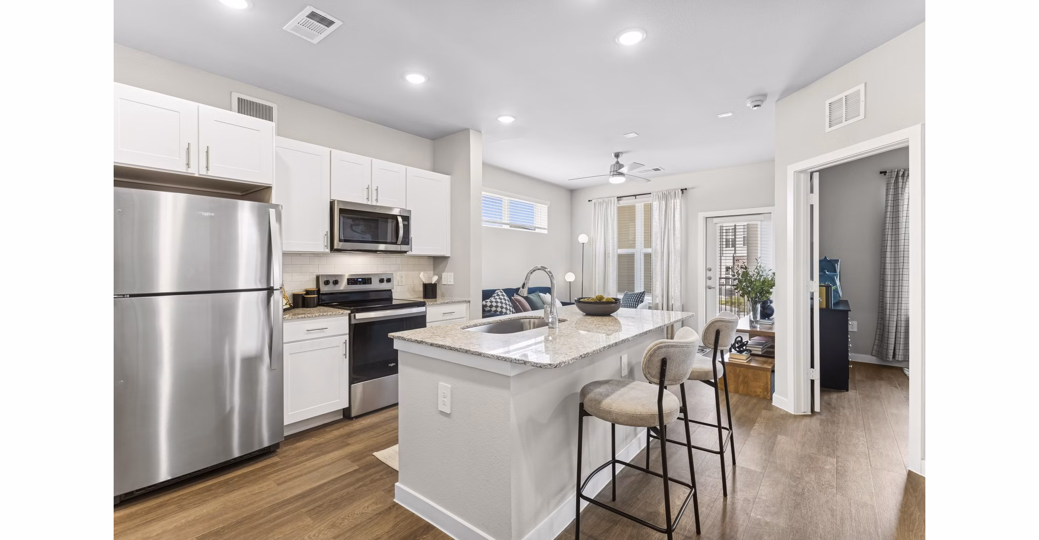 kitchen at Ascend at Pioneer Hill Apartments