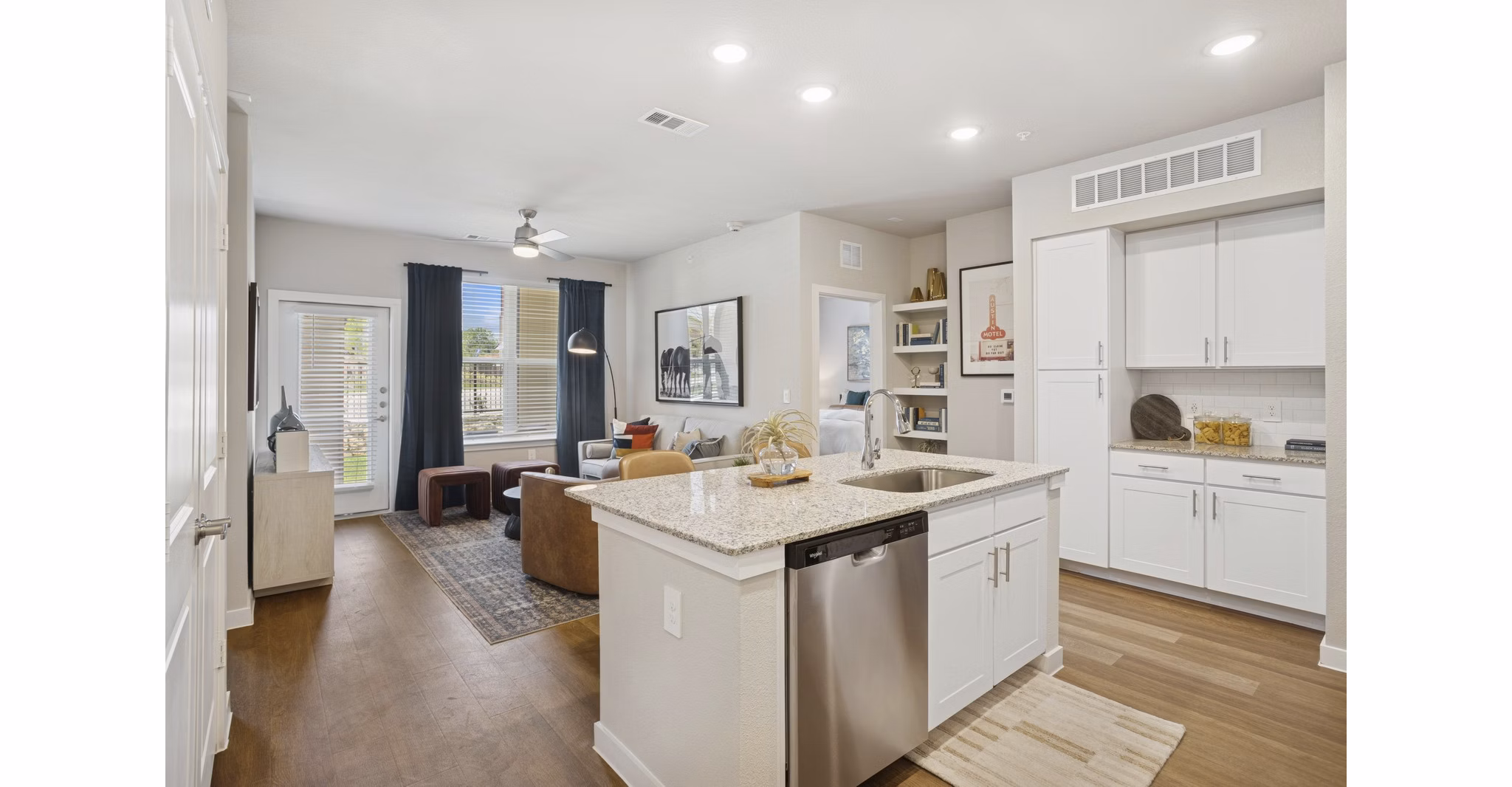 kitchen at Ascend at Pioneer Hill Apartments