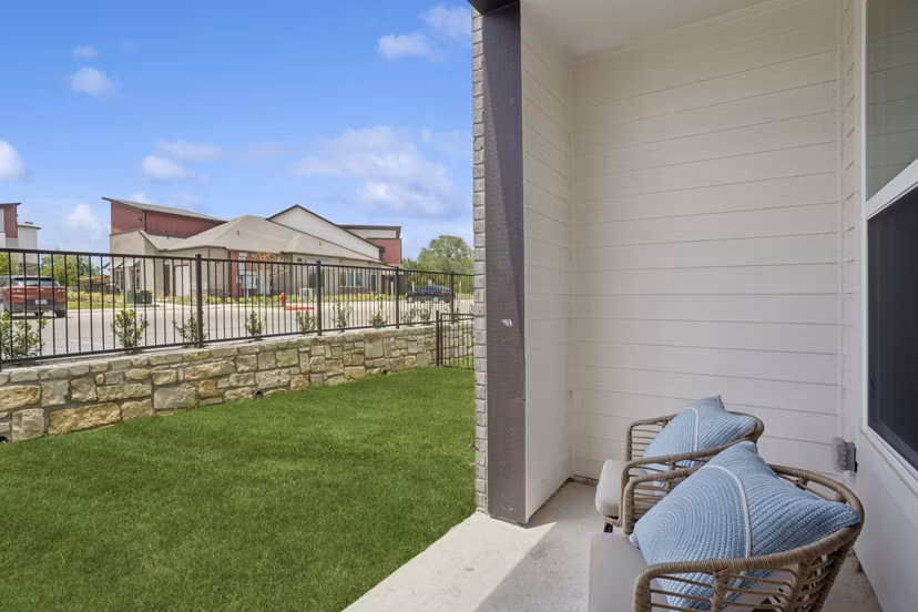 patio/balcony at Ascend at Pioneer Hill Apartments