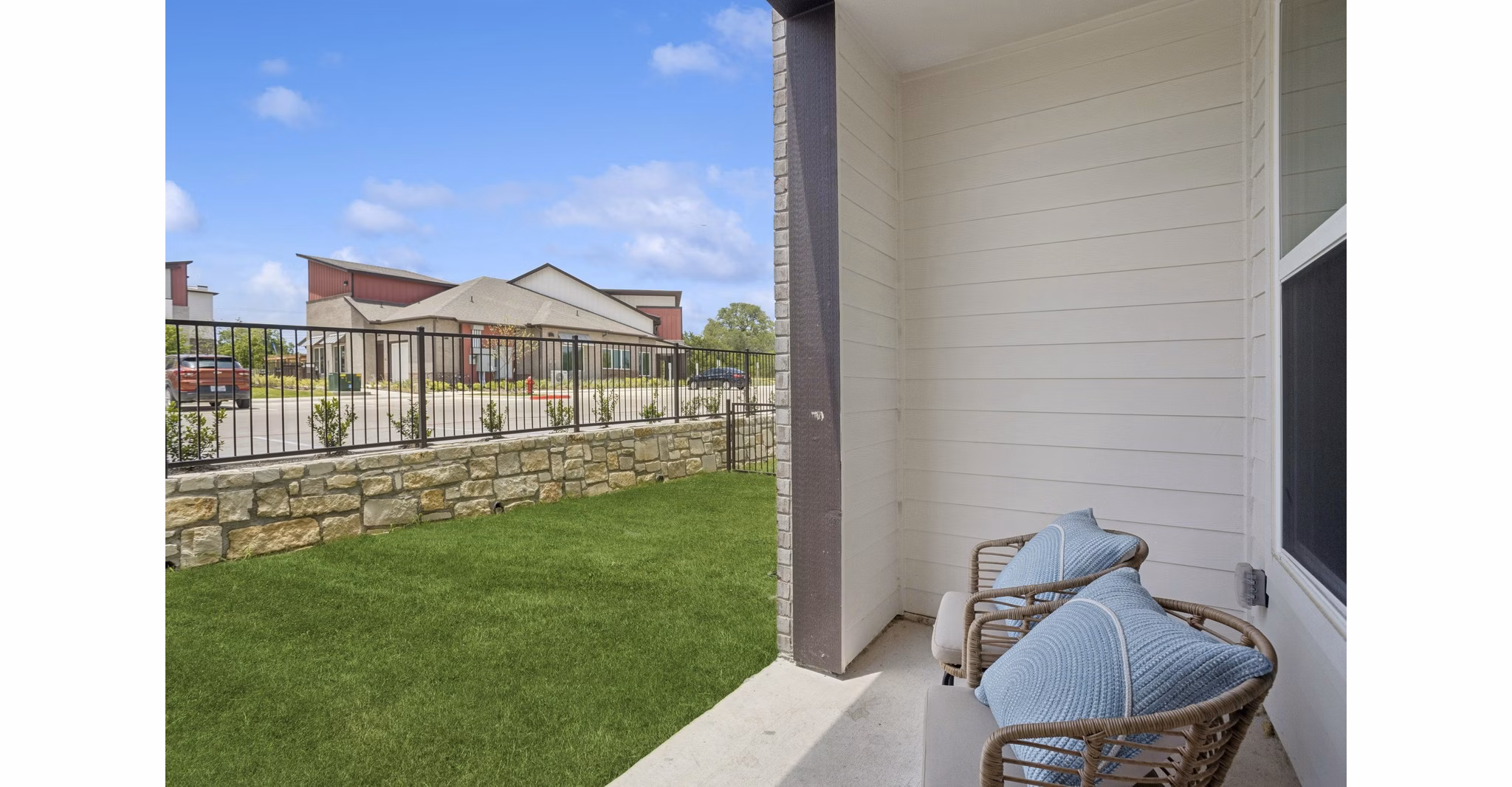 patio/balcony at Ascend at Pioneer Hill Apartments