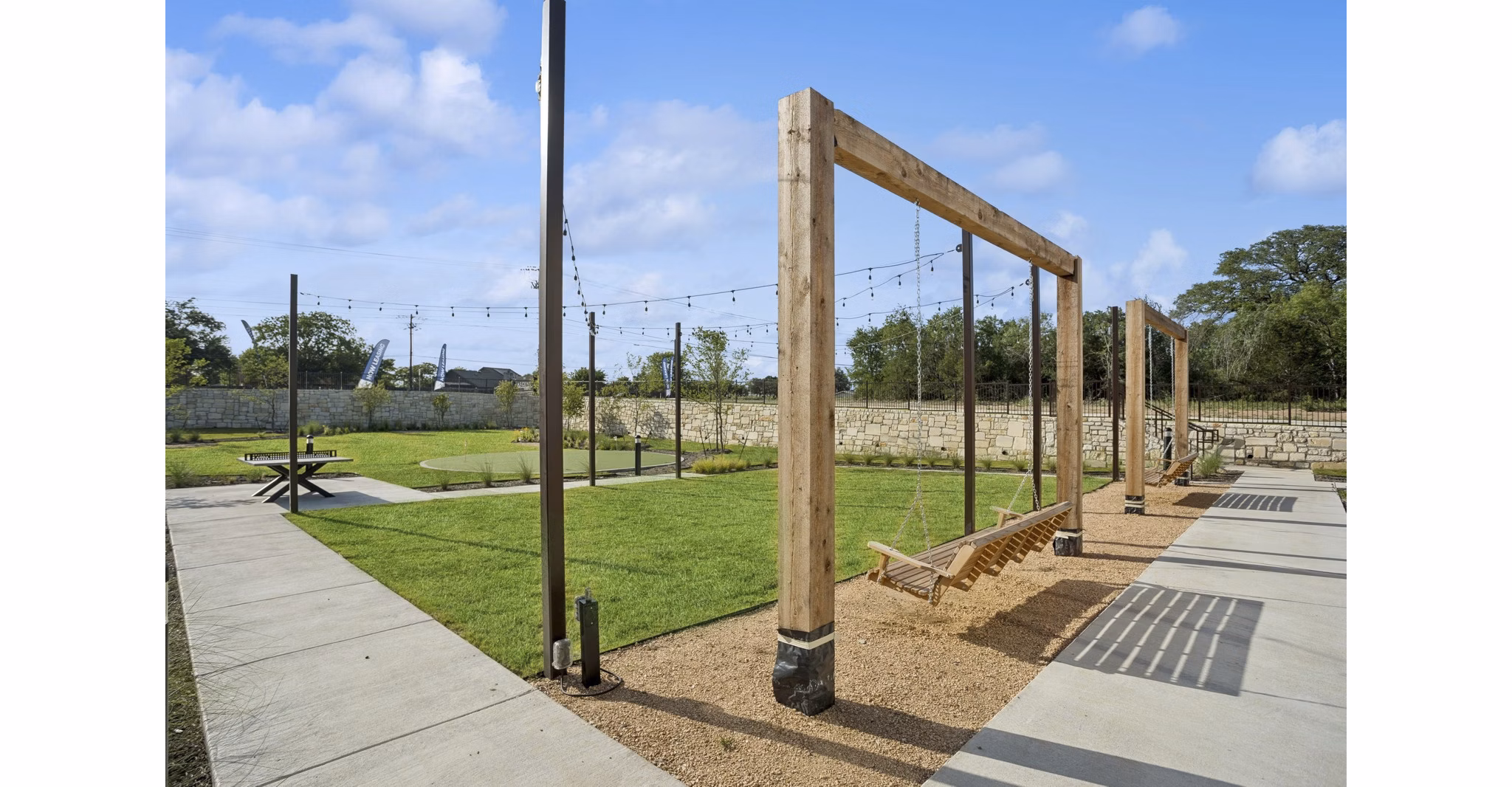 dog park/patio at Ascend at Pioneer Hill Apartments