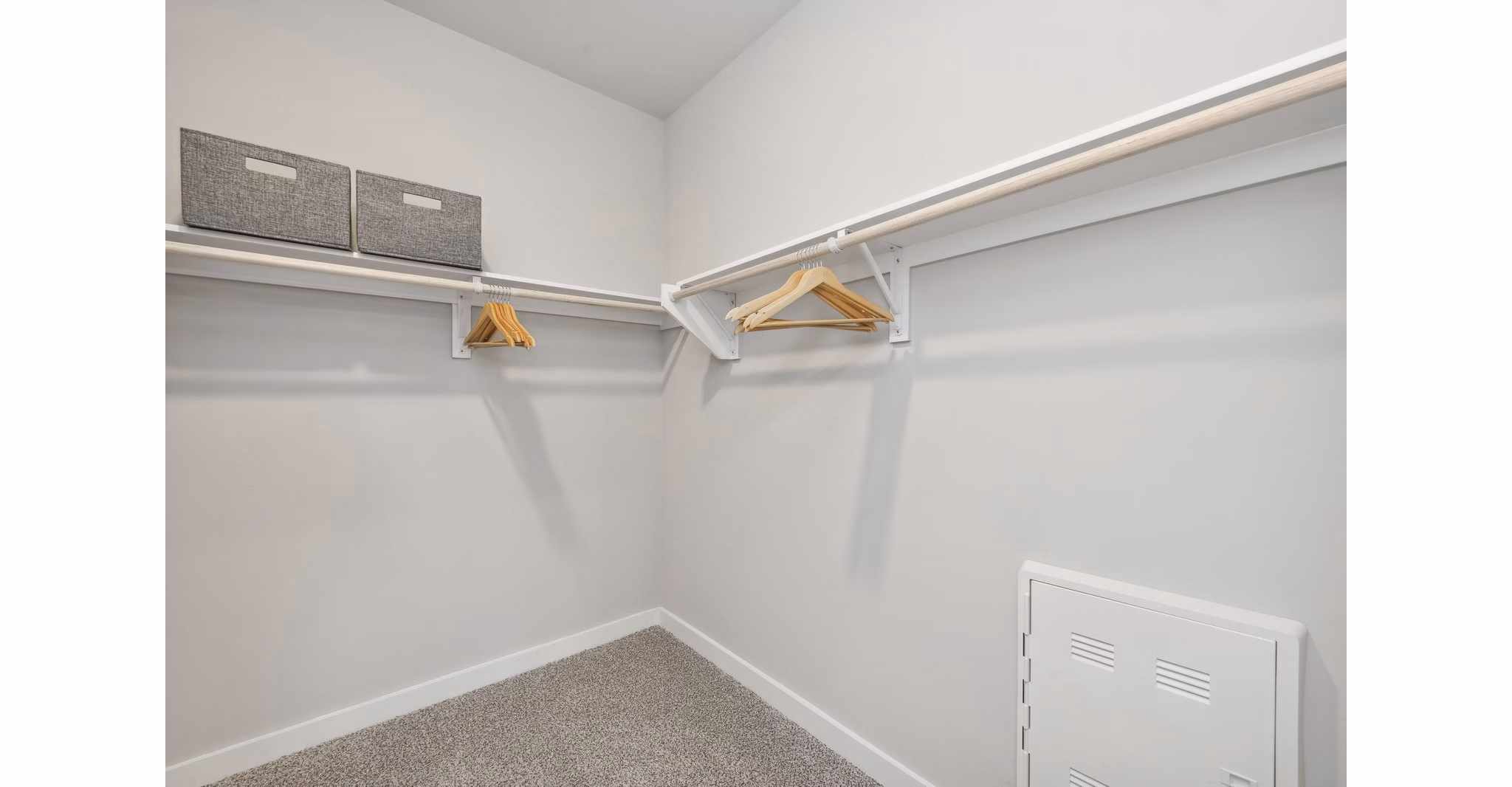 bedroom closet at Ascend on Potranco Apartments