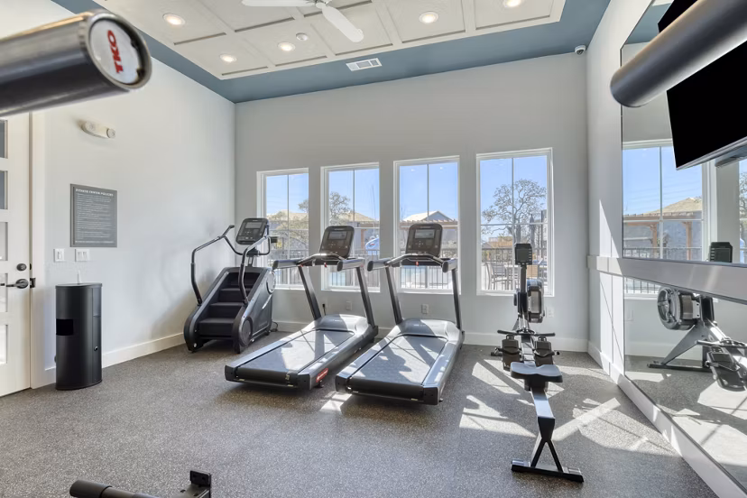 fitness center at Ascend on Potranco Apartments