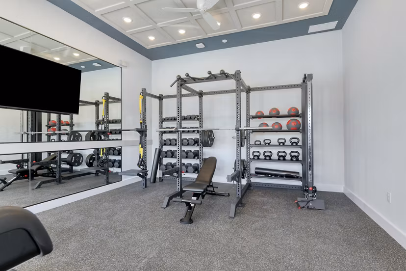 fitness center at Ascend on Potranco Apartments