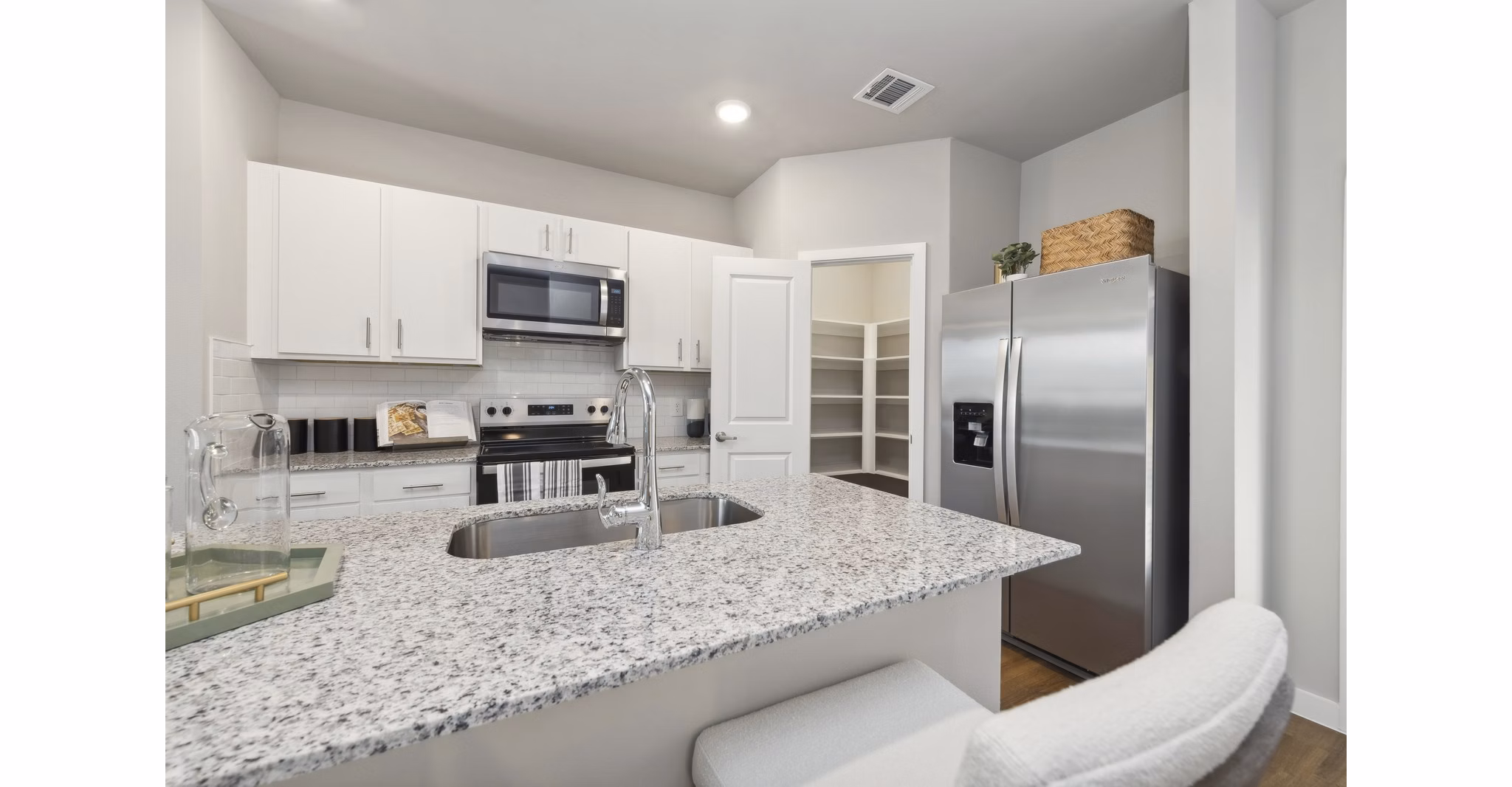 kitchen at Ascend on Potranco Apartments