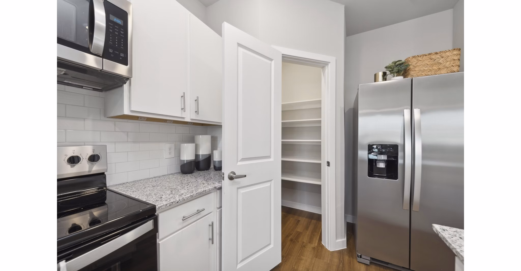 kitchen at Ascend on Potranco Apartments