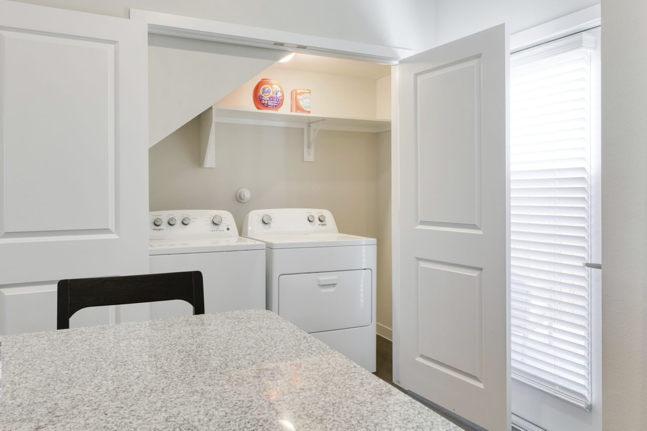 Laundry room at Ascend On Potranco