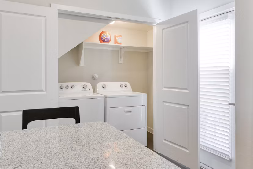 laundry room at Ascend on Potranco Apartments