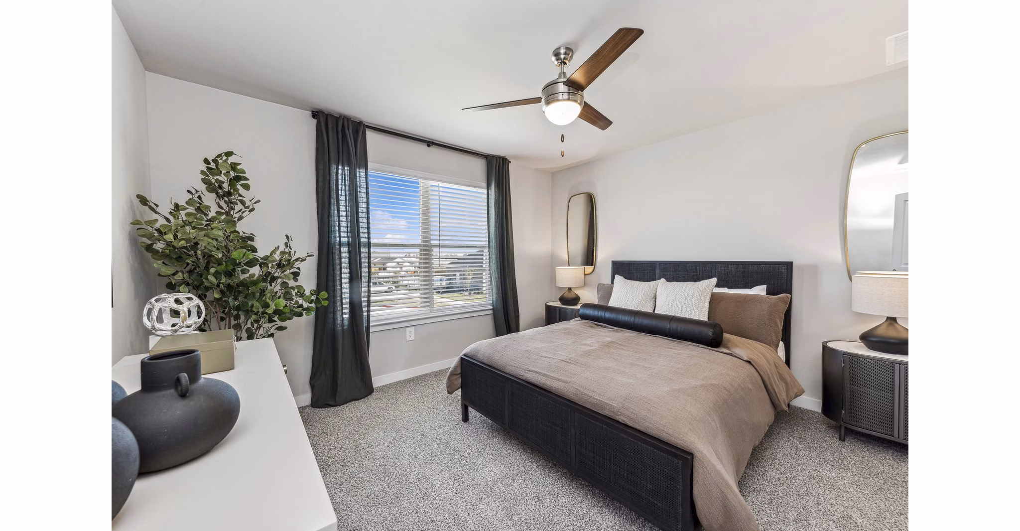 bedroom at Cottages at Lindsey Place Apartments