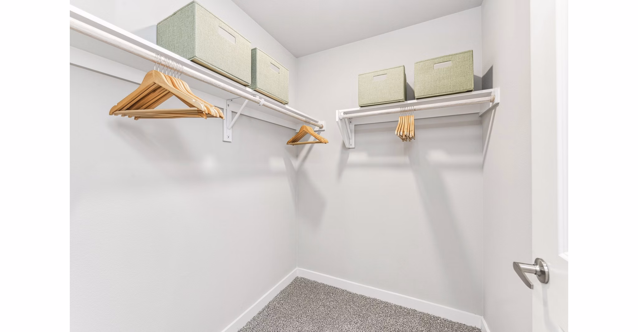 bedroom closet at Cottages at Lindsey Place Apartments