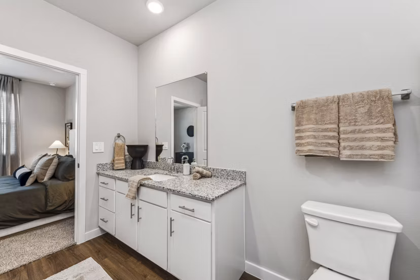 bathroom at Cottages at Lindsey Place Apartments